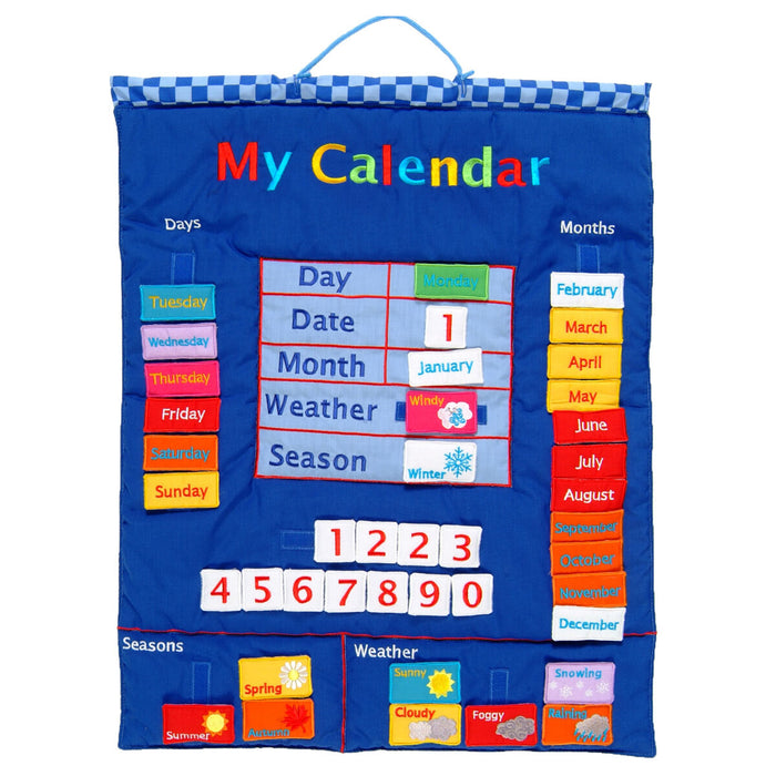 My Calendar Wall Hanging - Blue