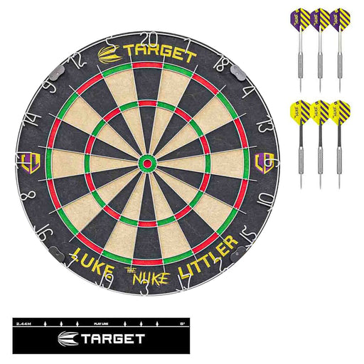  Luke 'The Nuke' Littler Dartboard Set