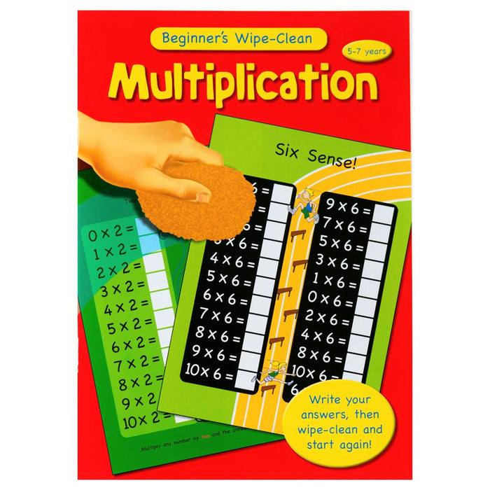 Beginner's Wipe-Clean Multiplication Book