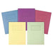 Silvine A4 Exercise Book Lined with Margin Assorted Colours (10 Pack - styles vary)