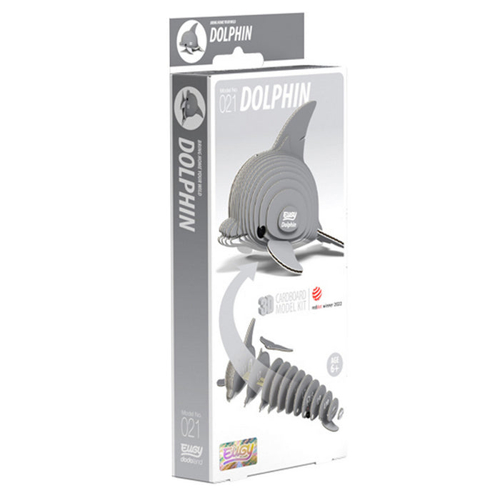 EUGY Dolphin 3D Cardboard Model Kit