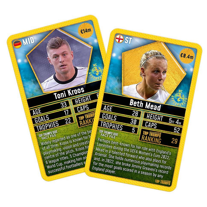 World Football Stars '24 Top 200 Top Trumps Card Game (Pack 2 of 6)