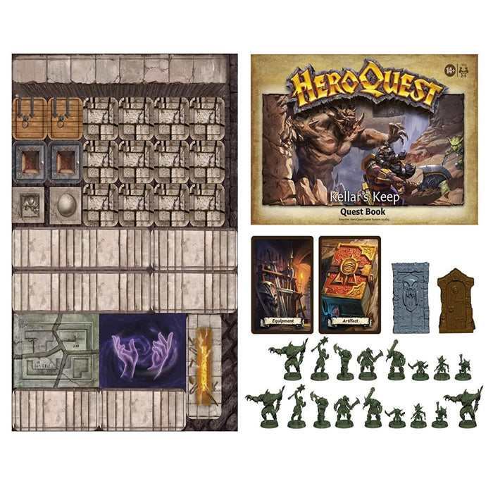 HeroQuest Kellar's Keep Quest Pack Game Expansion