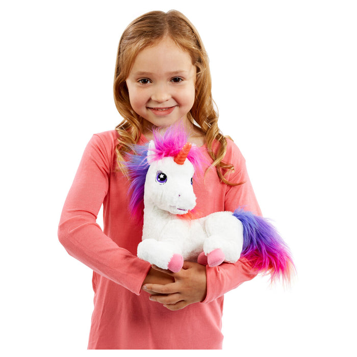 AniMagic Rainbow Unicorn Interactive Soft Toy