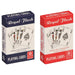 Royal Flush Linen Finish Premium Playing Cards (2 Decks, Red & Blue)