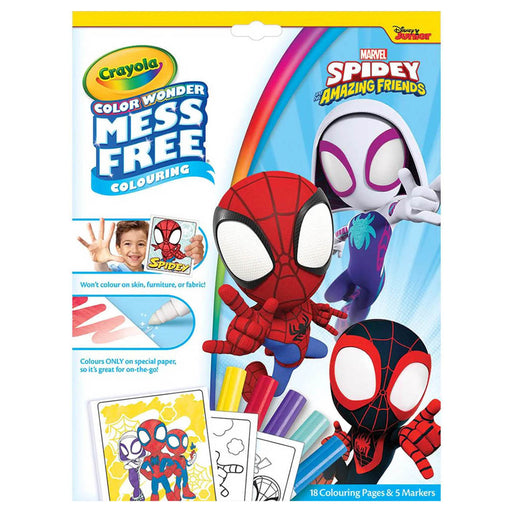 Crayola Color Wonder Mess Free Colouring Marvel Spidey and his Amazing Friends