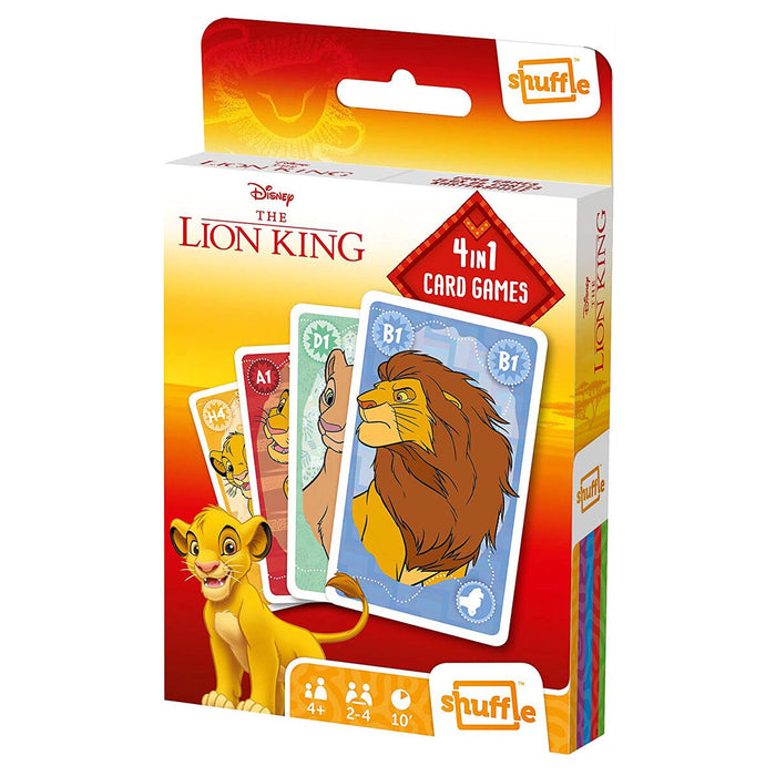 Shuffle The Lion King 4-in-1 Card Games