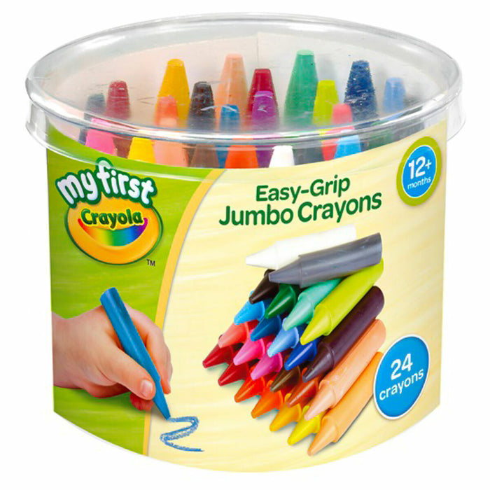 Crayola My First Easy-Grip Jumbo Crayons Pack of 24