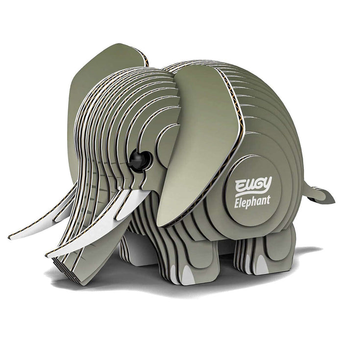 EUGY Elephant 3D Cardboard Model Kit