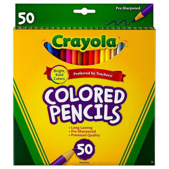 Crayola Coloured Pencils (Pack of 50)