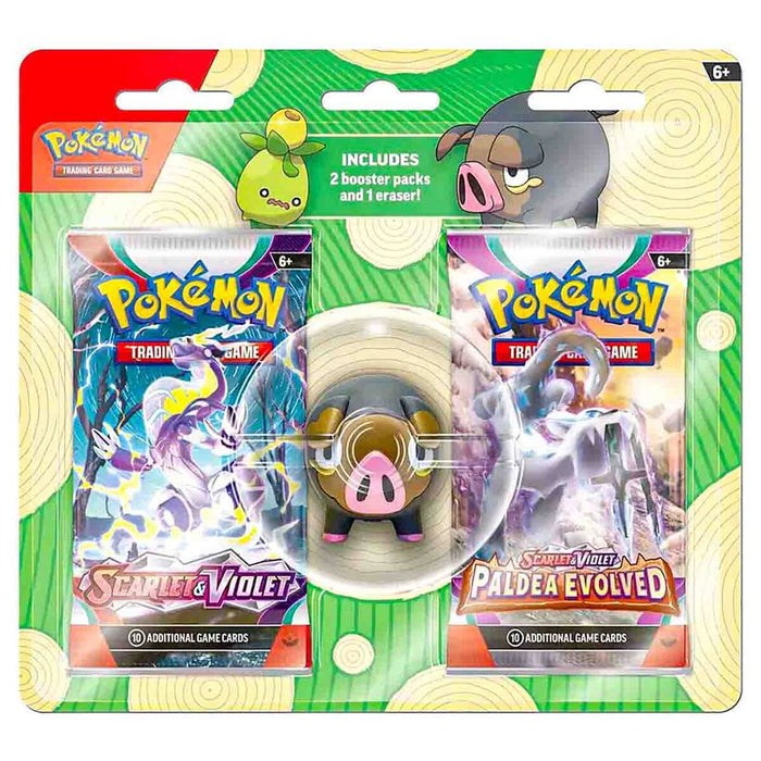 Pokémon Trading Card Game: Back to School Eraser Blister Pack - Lechonk