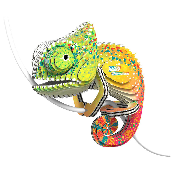 EUGY Chameleon 3D Cardboard Model Kit