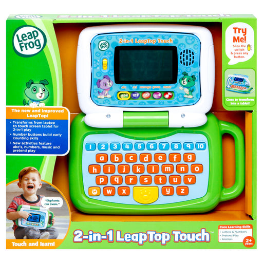 Leapfrog 2 In 1 LeapTop Touch Laptop Green