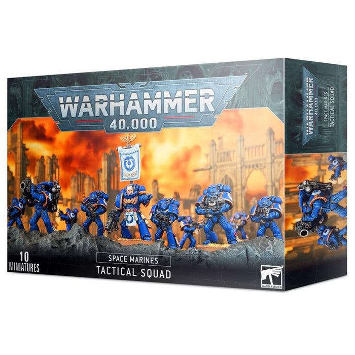 Warhammer 40,000: Space Marines Tactical Squad Miniatures Set