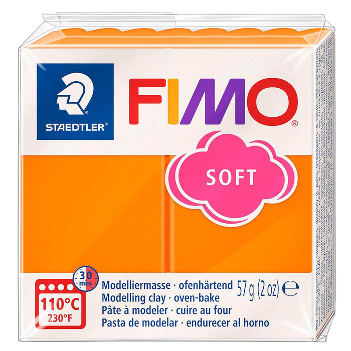 Staedtler FIMO Soft Oven-Bake Modelling Clay Tangerine 57g