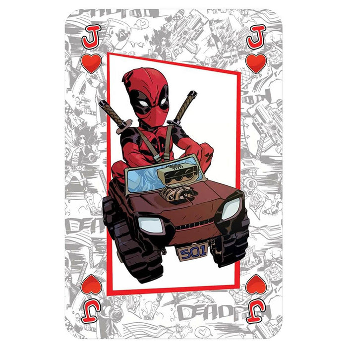 Deadpool Waddingtons Number 1 Playing Cards