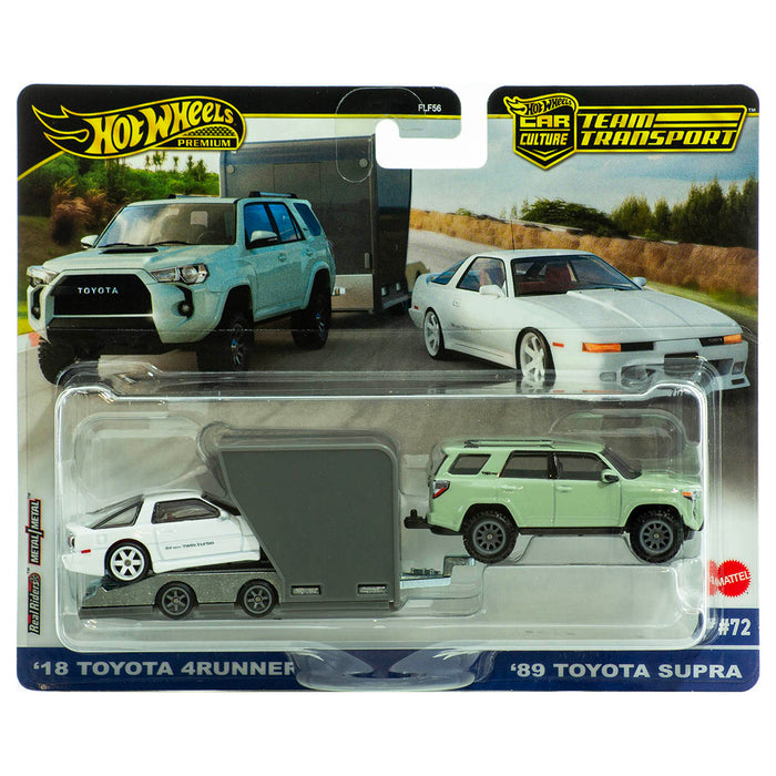 Hot Wheels: Car Culture: Team Transport: '18 Toyota 4Runner and '89 Toyota Supra