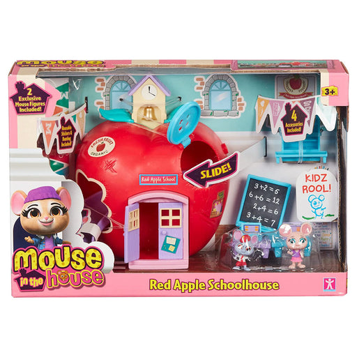 Mouse in the House Red Apple Schoolhouse Playset