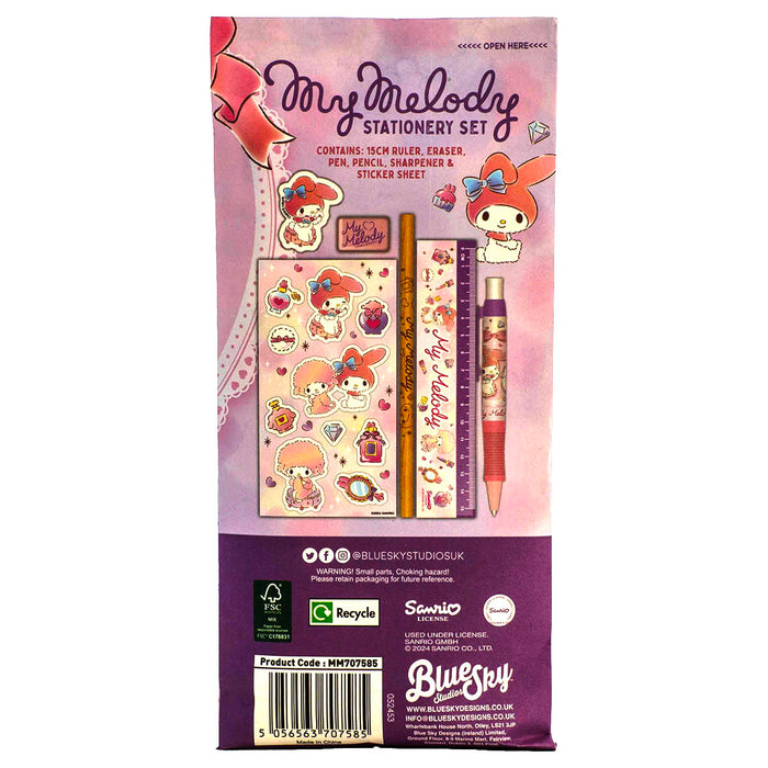 Sanrio My Melody Stationery Set