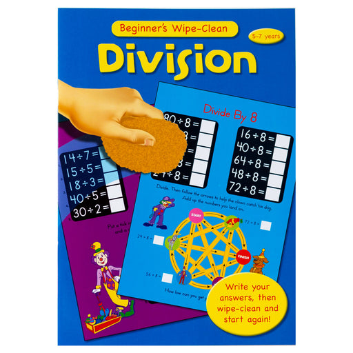 Beginner's Wipe-Clean Division Book