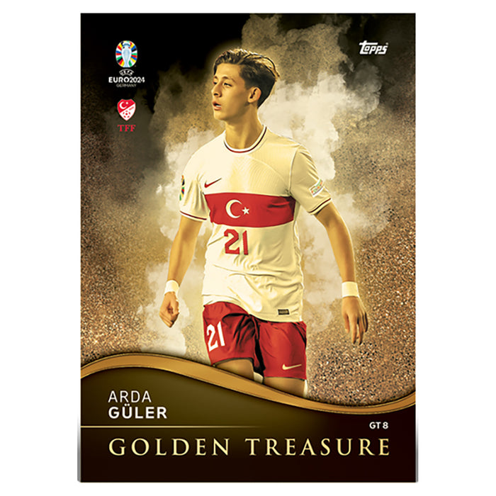 Arda Guler Golden Treasure Topps Match Attax EURO 2024 Card