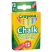 Crayola Coloured Chalk  (12 Pack)