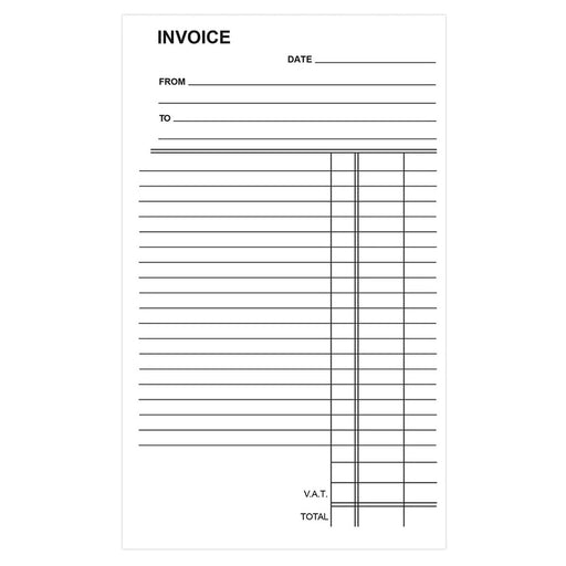 Silvine Invoice Triplicate Book 8 x 5"