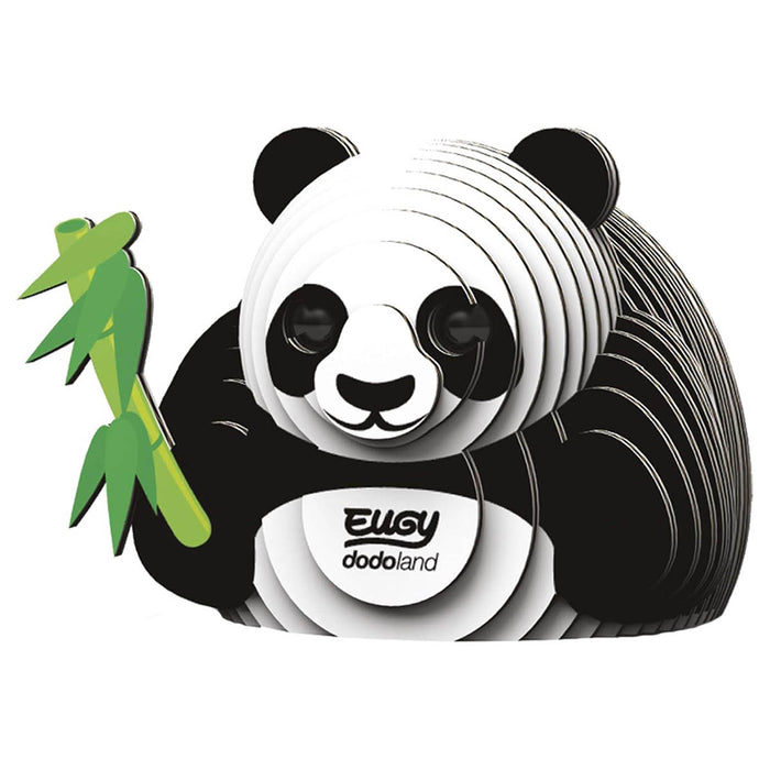 EUGY Panda 3D Cardboard Model Kit