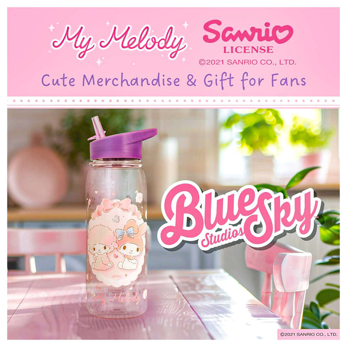 Sanrio My Melody Flip Top Water Bottle 650ml