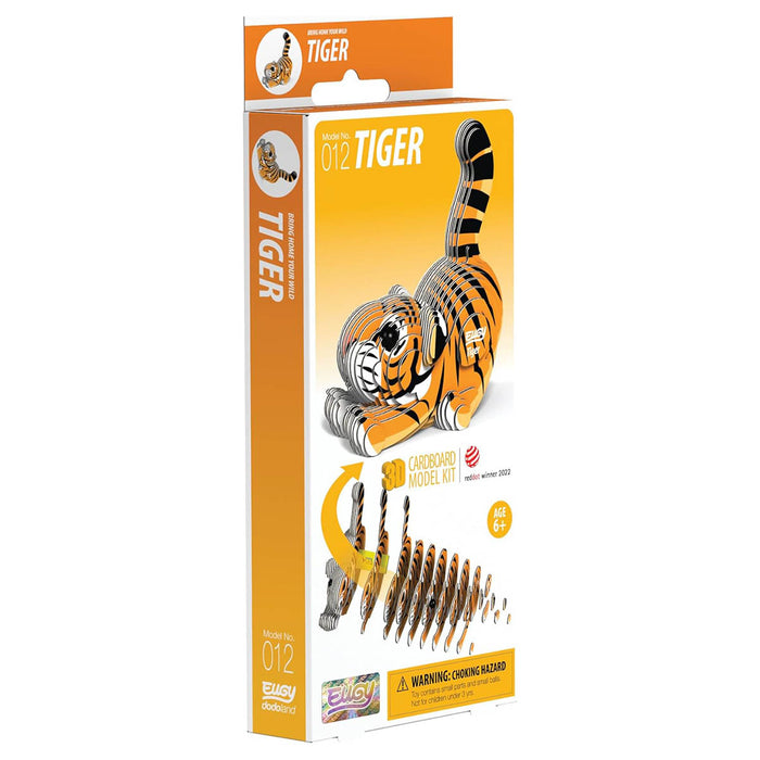 EUGY Tiger 3D Cardboard Model Kit