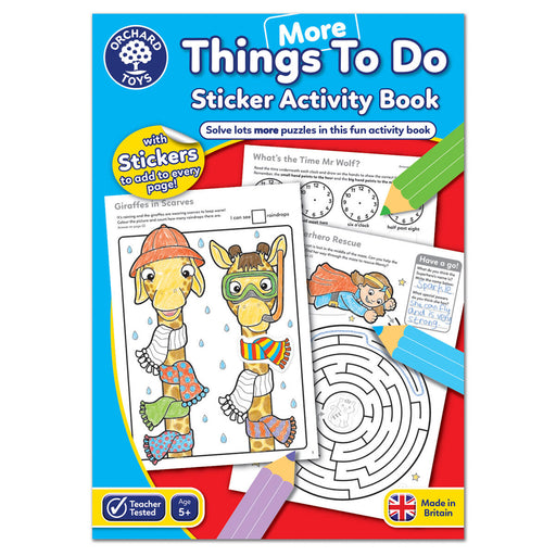 Orchard Toys More Things To Do Sticker Activity Book