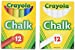 Crayola 12 White and 12 Coloured Anti-dust Chalks Bundle