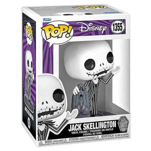 Funko Pop! Deluxe: The Nightmare Before Christmas 30th Anniversary: Jack Skellington (Gravestone) Vinyl Figure #1355