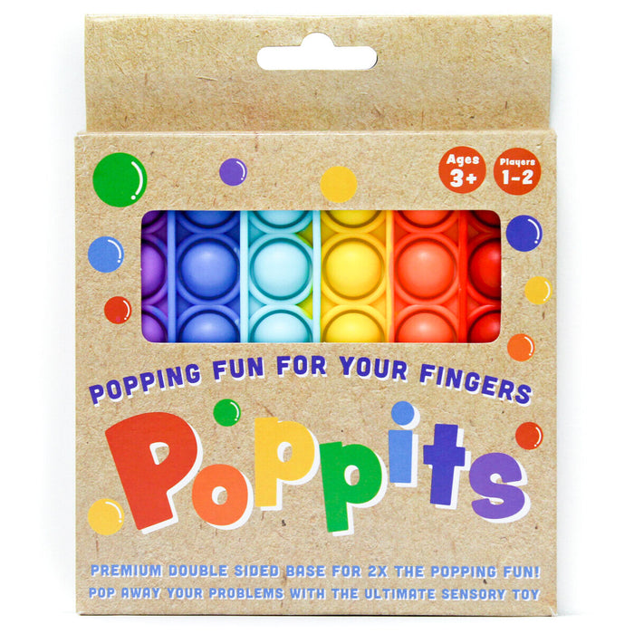 Poppits Rainbow Square Fidget Toy