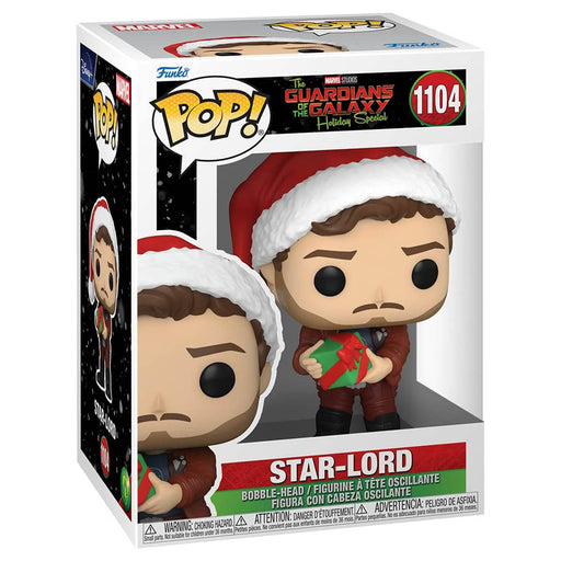 Funko Pop! Marvel: Guardians of the Galaxy Holiday Special: Star-Lord Bobble-Head Vinyl Figure #1104