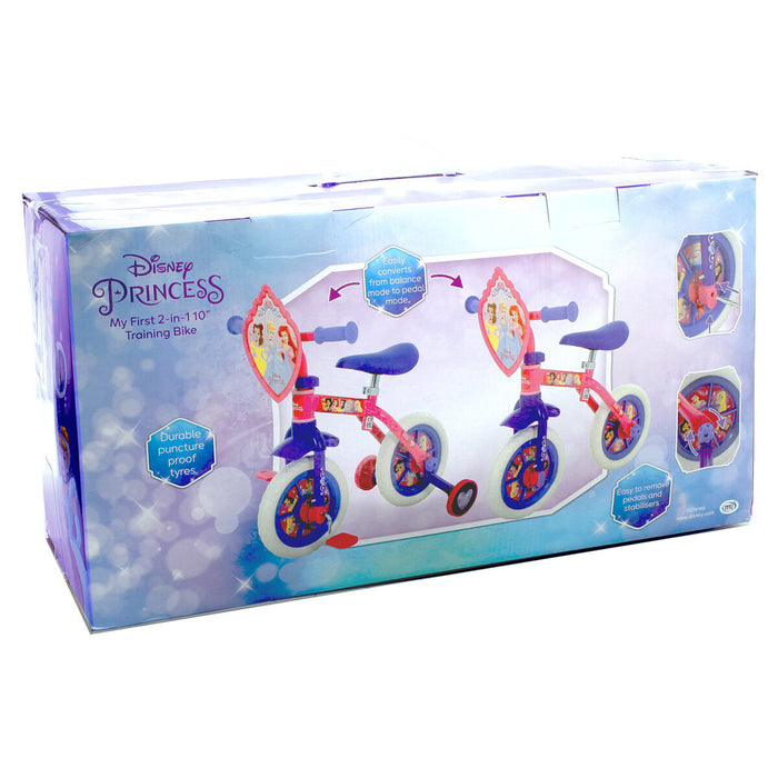 Disney Princess 2-in-1 10" Training Bike