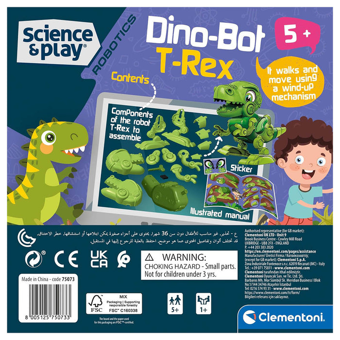 Clementoni Dino-Bot T-Rex Model Kit