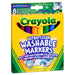 Crayola Ultra-Clean Washable Broad Line Markers (8 Pack)