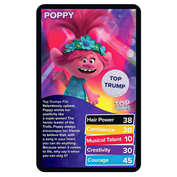 Trolls World Tour Top Trumps Card Game