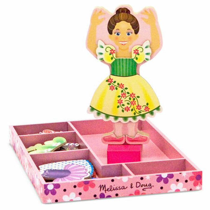 Melissa & Doug Nina Ballerina Magnetic Dress-Up Doll