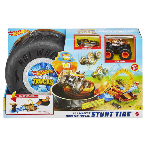 Hot Wheels Monster Trucks Stunt Tyre Playset