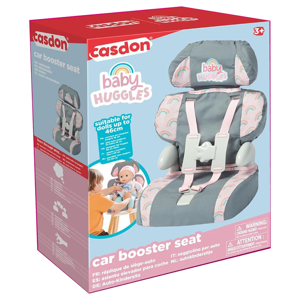 Casdon Baby Huggles Car Booster Seat Roleplay Toy Booghe