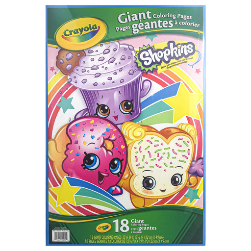 Crayola Shopkins Giant Colouring Pages