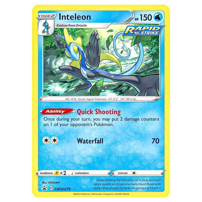 Pokémon Trading Card Game Sword & Shield: Crown Zenith Inteleon Pin Collection