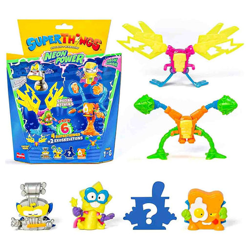 SUPERTHINGS Evolution series – Pack of 10 SuperThings (includes 1 gold  leader and 3 special glow in the dark SuperThings). Pack 1 of 2 :  : Toys & Games