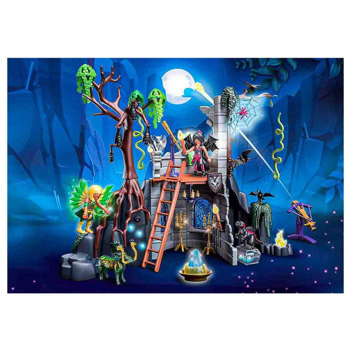 PLAYMOBIL Crystal Fairy And Bat Fairy with Soul Animals Action Figure Set,  25 Pieces