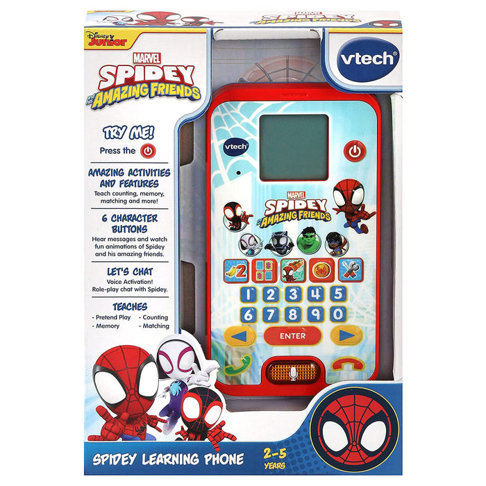 Vtech Marvel Spidey and his Amazing Friends: Spidey Learning Phone Toy