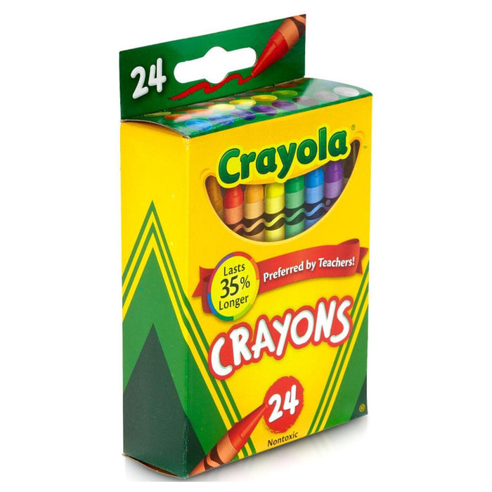 CRAYOLA CRAYONS PREFERRED By Teachers! Last 35% Longer (Pack of 24;  24-Count) $30.00 - PicClick
