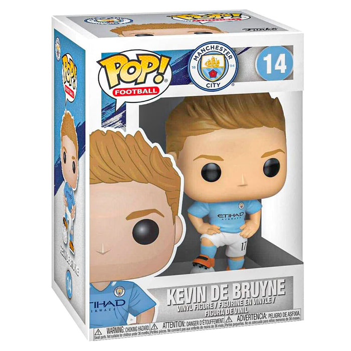  Funko Pop! Football: Manchester City FC Kevin De Bruyne Vinyl Figure #14