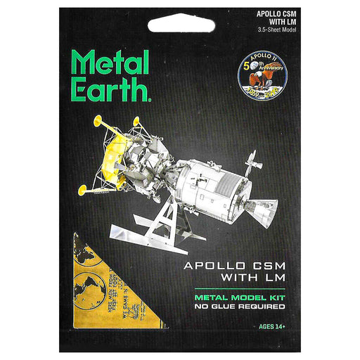 Metal Earth Apollo CSM with LM Steel Metal Kit 